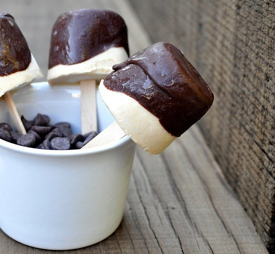 Peanut Butter and Chocolate Popsicles Peanut Butter and Chocolate Popsicles