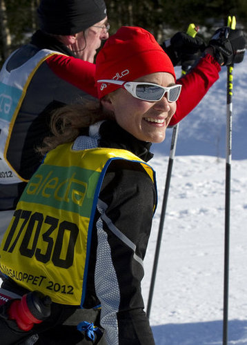 Pippa Middleton Gets a Kiss After Her Cross-Country Ski Adventure Pippa Middleton Gets a Kiss After Her Cross-Country Ski Adventure