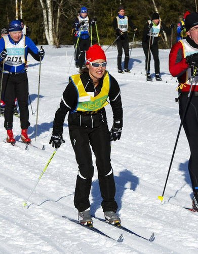 Pippa Middleton Gets a Kiss After Her Cross-Country Ski Adventure Pippa Middleton Gets a Kiss After Her Cross-Country Ski Adventure