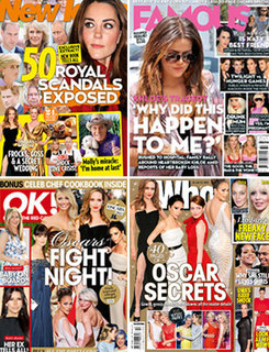 Australian Weekly Magazine Round Up for March 12th 2012 With New Idea, Famous, Woman's Day and Who