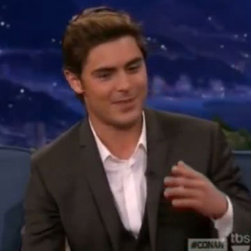 Zac Efron Talks Older Aggressive Female Fans on Conan