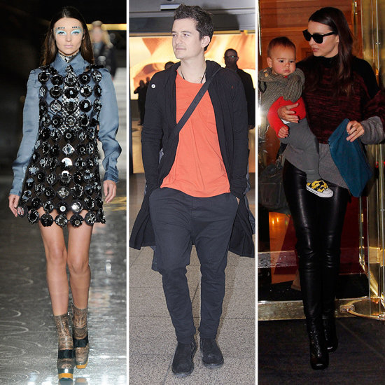 Miranda Keeps Up Her Fashion Week Schedule as Orlando Heads Home to England Miranda Keeps Up Her Fashion Week Schedule as Orlando Heads Home to England