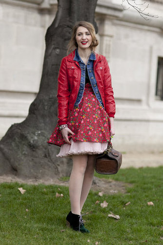 We love the mismatched layers and brilliant red hues.
We love the mismatched layers and brilliant red hues.
