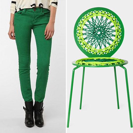 I adore the kelly green of these BDG Mid-Rise Jeans ($58). Channel that perfect Spring shade with the Carnevale Studio MoMA Stretch Chair ($850), available exclusively at MoMA.
I adore the kelly green of these BDG Mid-Rise Jeans ($58). Channel that perfect Spring shade with the Carnevale Studio MoMA Stretch Chair ($850), available exclusively at MoMA.