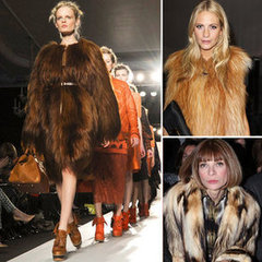 Brown Fur Trend for Autumn Winter 2012
