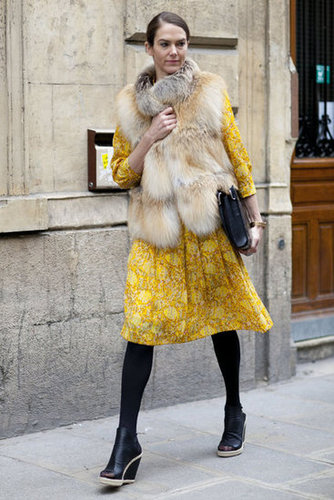 Paris Fashion Week Street Style Fall 2012 Paris Fashion Week Street Style Fall 2012