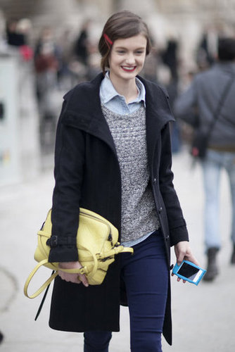 Paris Fashion Week Street Style Fall 2012 Paris Fashion Week Street Style Fall 2012