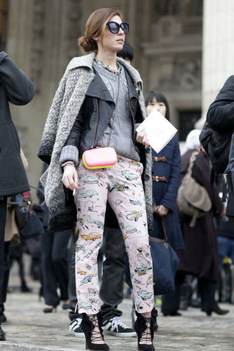Paris Fashion Week Street Style Fall 2012 Paris Fashion Week Street Style Fall 2012