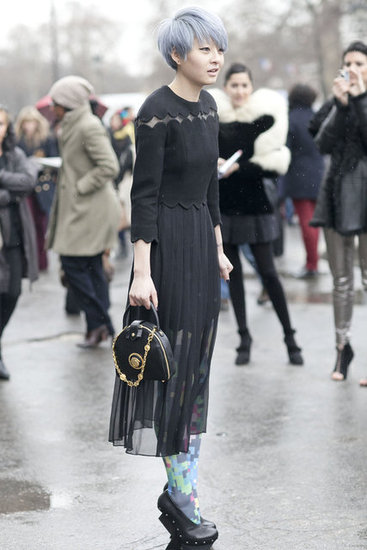 Paris Fashion Week Street Style Fall 2012
