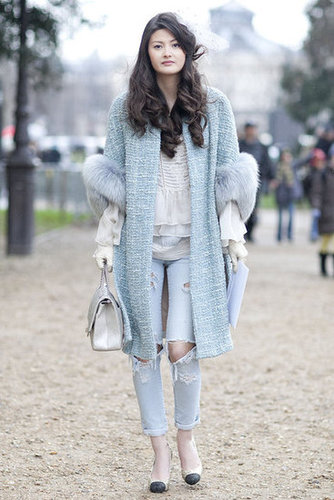 Paris Fashion Week Street Style Fall 2012 Paris Fashion Week Street Style Fall 2012