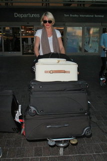 Cameron Diaz Pictures Back in LA From Geneva