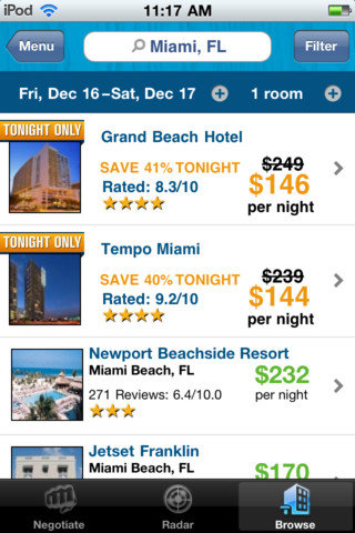 Priceline Hotel & Car Negotiator (free)