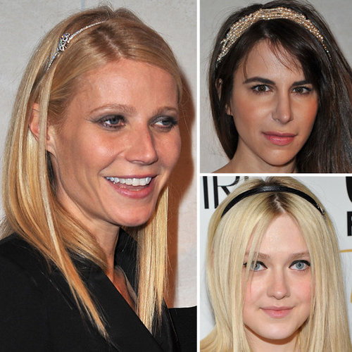 Celebrities Wearing Headbands: Gwyneth Paltrow and Dakota Fanning