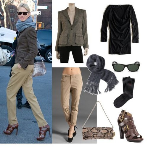 Karolina Kurkova in Menswear