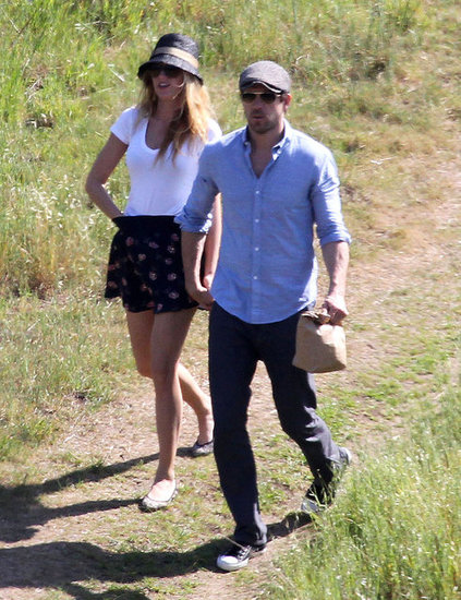 Blake Lively and Ryan Reynolds held hands after a hike. Blake Lively and Ryan Reynolds held hands after a hike.