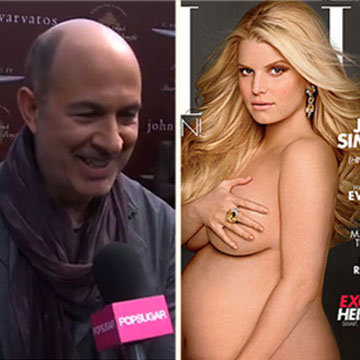 John Varvatos Talks Jessica Simpson's Naked Elle Cover