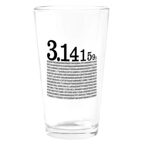 Pi Pint Glass Pi Pint Glass