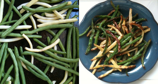 If they like: French fries
Try: Crispy green beans
Talk about an accident turned welcome surprise. While baking some green beans, we got occupied with baby, and left the veggies in the oven too long. The result was a crispy snack with a french fry texture that's easy to make.
If they like: French fries
Try: Crispy green beans
Talk about an accident turned welcome surprise. While baking some green beans, we got occupied with baby, and left the veggies in the oven too long. The result was a crispy snack with a french fry texture that's easy to make.