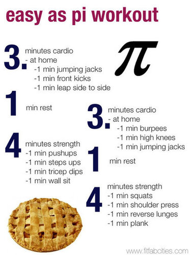 The Pi Day Workout- 3/14