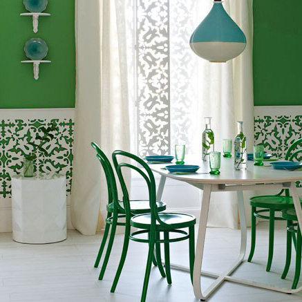 Green Painted Room Pictures