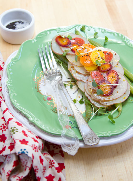 Potato Salad with Heirloom Carrots