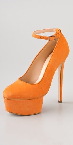Olcay Gulsen Suede Platform Pumps