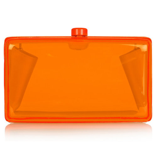 Stella McCartney Alice Neon Resin Box Clutch Stella McCartney Alice Neon Resin Box Clutch