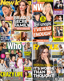 Australian Weekly Magazine Round Up for March 26th 2012 With New Idea, Famous, OK! and Who