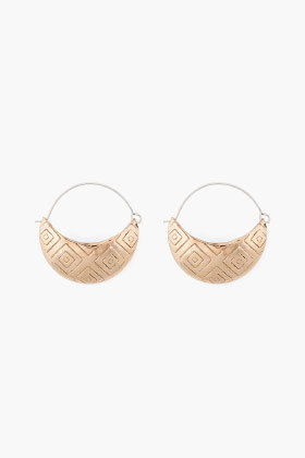 PAMELA LOVE Bronze Basket Earrings