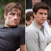 Peeta and Gale in The Hunger Games