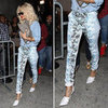 Rihanna Floral Jeans