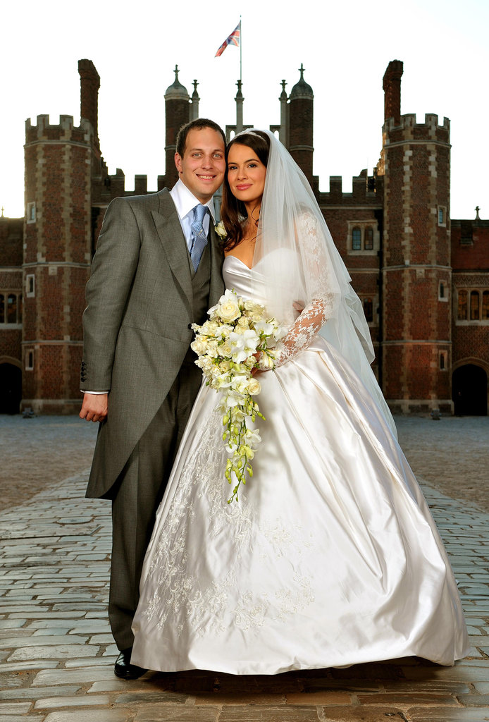 Lord Freddie Windsor posed with former Two and a Half Men star and bride Sophie Winkleman at Richmond, England, in September 2009.
Lord Freddie Windsor posed with former Two and a Half Men star and bride Sophie Winkleman at Richmond, England, in September 2009.