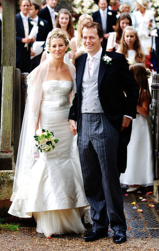 Prince Harry and Prince William's stepbrother, Tom Parker Bowles, married Sara Buys in the UK in September 2005.
Prince Harry and Prince William's stepbrother, Tom Parker Bowles, married Sara Buys in the UK in September 2005.