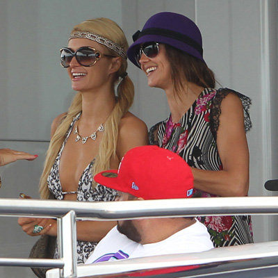 Paris Hilton, Sharni Vinson, Kellan Lutz, Joe Jonas Pictures on a Boat on Sydney Harbour