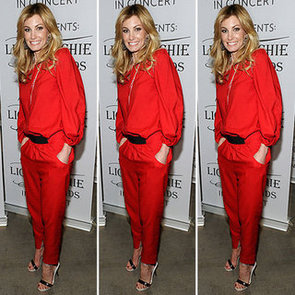 Faith Hill Red Jumpsuit