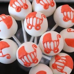 Cute Cake Pops For a Baby Shower