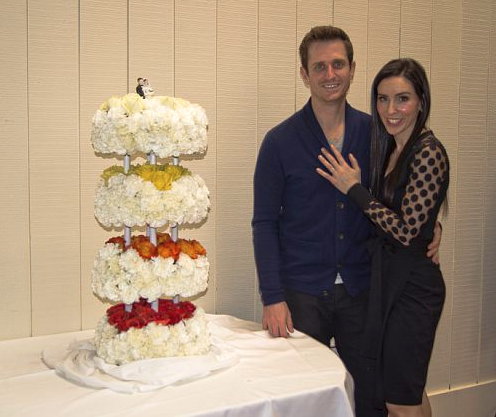 A Flower Tier Cake 
