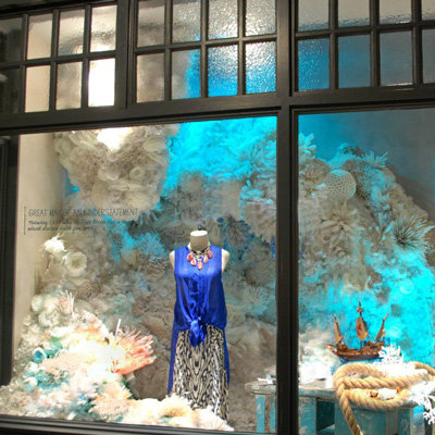 Anthropologie Earth Day Window Displays