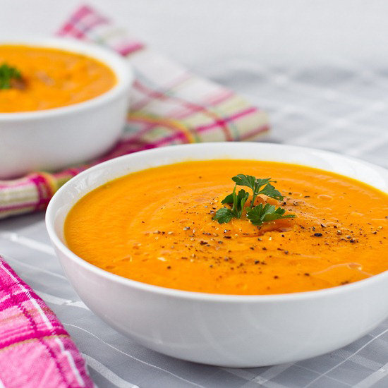 The combination of healthy flavors in this carrot apple ginger soup will have your taste buds singing praises.
The combination of healthy flavors in this carrot apple ginger soup will have your taste buds singing praises.