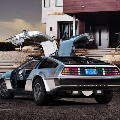 Electric DeLorean Pictures