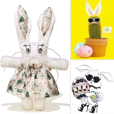 Designers Create Custom Easter Bunnies For Vogue