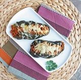 Cheesy Chorizo Stuffed Roasted Poblanos