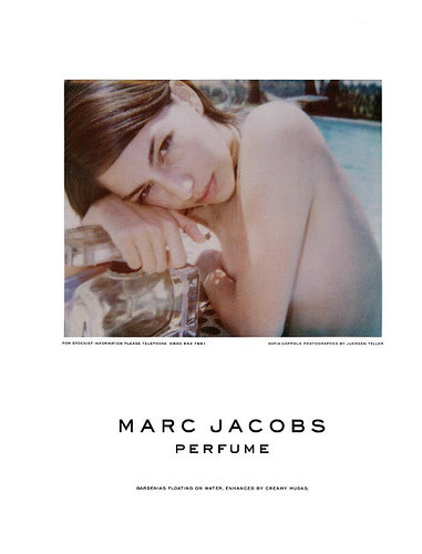For his Spring 2002 perfume ad, he enlisted his longtime friend Sofia Coppola to do the modeling honors. The laid-back lighting paired with Sofia topless in a pool made for one subtly racy shot.
For his Spring 2002 perfume ad, he enlisted his longtime friend Sofia Coppola to do the modeling honors. The laid-back lighting paired with Sofia topless in a pool made for one subtly racy shot.