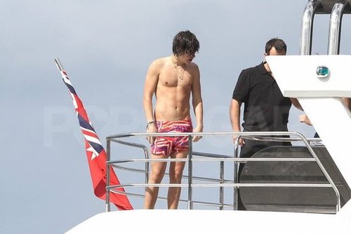 One Direction Celebrates SNL Success With a Shirtless Swim One Direction Celebrates SNL Success With a Shirtless Swim
