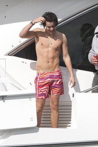 One Direction Celebrates SNL Success With a Shirtless Swim One Direction Celebrates SNL Success With a Shirtless Swim