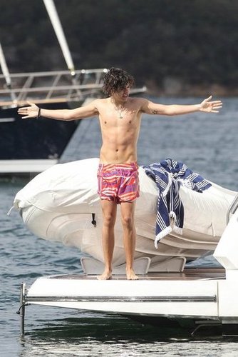One Direction Celebrates SNL Success With a Shirtless Swim One Direction Celebrates SNL Success With a Shirtless Swim