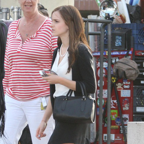 Emma Watson Pictures Shooting The Bling Ring