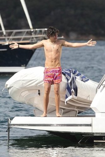 One Direction Celebrates SNL Success With a Shirtless Swim One Direction Celebrates SNL Success With a Shirtless Swim