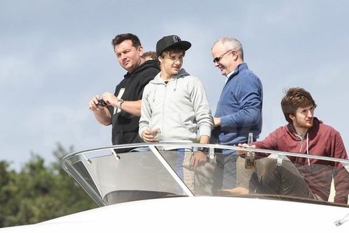 One Direction Celebrates SNL Success With a Shirtless Swim One Direction Celebrates SNL Success With a Shirtless Swim