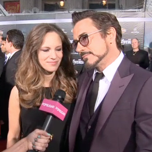 Robert Downey Jr & Susan Video Interview Avengers Premiere